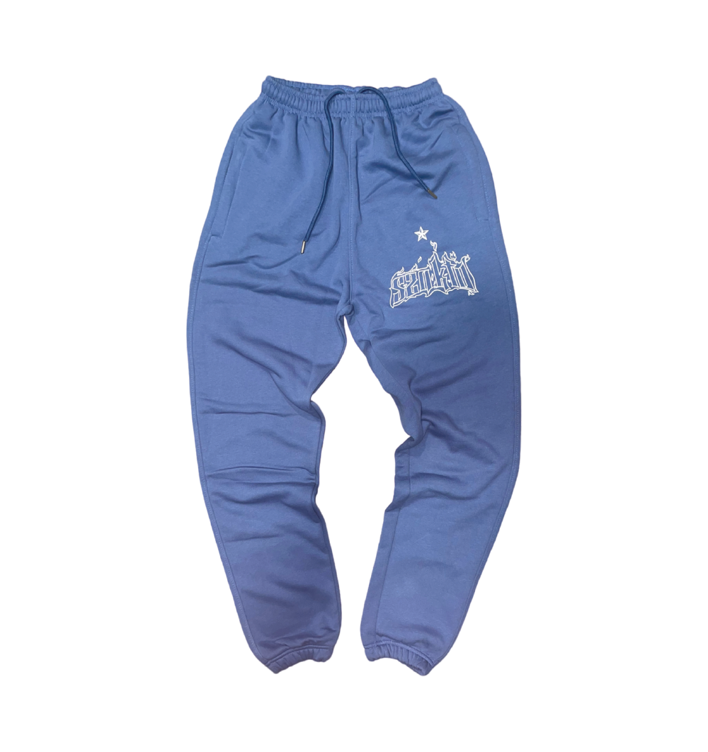 BENEVOLENT BLUE SWEATPANTS